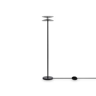 Торшер 144-144 см, LED*7W, 3000K, Freya Tower FR5537FL-L7B, Черный