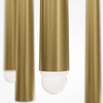 Подвесной светильник 32*32*369,3 см, LED, 31W, 2600К-3500К, Maytoni cascade MOD132PL-L30BSK латунный