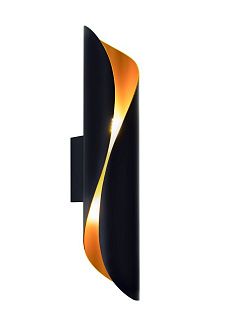 Бра *8*40- см, 2*G9*40W, Crystal Lux Lumina CLT 230W BL-GO, Черный/Золотой