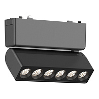 Магнитный трековый светильник 12,2*2,6*8 см, 1*LED*6W 3000K ST LUCE Skyflat ST675.436.06 черный
