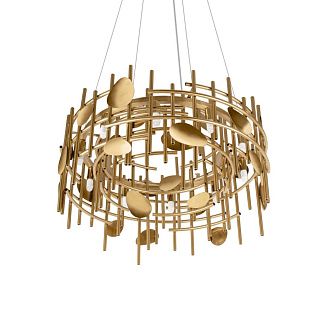 Подвесная люстра 60 см, Loft IT Escama 10396/600C, золото