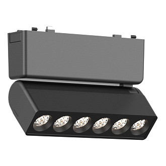 Магнитный трековый светильник 12,2*2,6*8 см, 1*LED*6W 3000K ST LUCE Skyflat ST675.436.06 черный