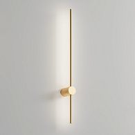 Бра 80 см, 7W, 3000K, Denkirs DK5012-SG, золото