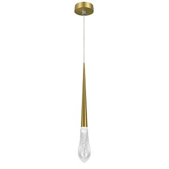Подвес с декоративной насадкой (капля) 4W 282LM 24G 3CCT 3000/4000/6000K Punto mini Lightstar 807003-4 Латунь