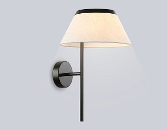 Бра с абажуром 30*26*40- см, 1*E14*40W, K, Ambrella Light High Light LH72455, черный