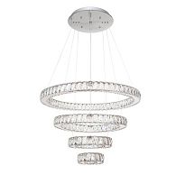 Светильник SPF-37568 CHROME/ХРОМ  D600+470+260+200/H1200/4/LED/120W 2.4G RIPPLE 24-09
