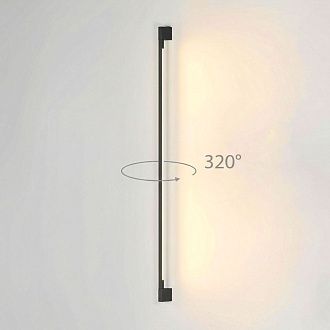 Уличный настенный поворотный светильник Argos 3000K черный 35121/D черный Elektrostandard  4690389219269, a072070