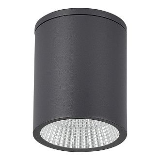 Накладной уличный светильник *10*12,2 см, *LED*12W, 3000/4000/6500K, ST-Luce Tubo SL9514.712.01, серый