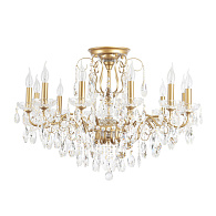 Светильник потолочный 88*62 см, 12*E14*40W Золото Crystal Lux MONTANA PL12