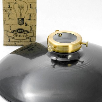 Подвесной светильник Lussole Glen cove GRLSP-9604, 25*25 см, черный