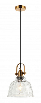 Подвесной светильник Stilfort Bell 2117/00/01P, диаметр 20 см, латунь