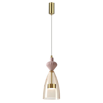 Подвес 14*14*152 см,  LED*W, 4000 К, Odeon Light Palleta, античная бронза 5045/12LC