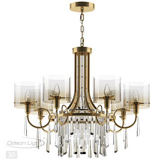 Светильник 71 см, Odeon Light Nicole 4886/7, бронза