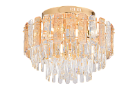 Люстра 370*520, 7+6*E27+LED, 60W+6*3W Sfera Sveta Хрусталь (Эконом) 2291/7+6 FGD, Золото