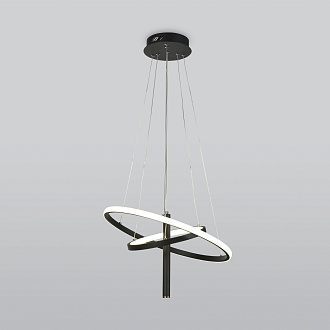 Подвесной светильник 50*50*140 см,  LED*53W, 4200 К, Eurosvet Stroke 90270/1, черный