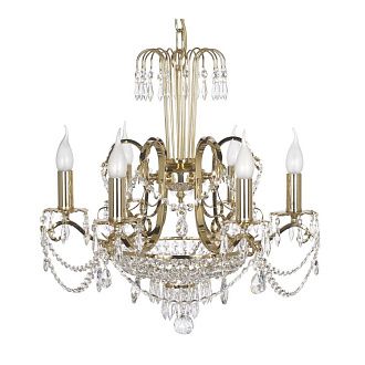 Люстра *62*52 см, 6*E14*40W, Dio D`arte Alessandria Gold Alessandria E 1.1.6.600 G, Золото