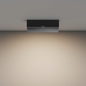 Накладной светильник 22*2,3*8,8 см, LED, 12W, 3000К, Maytoni Technical Basis Rot C133CL-12W3K-B черный