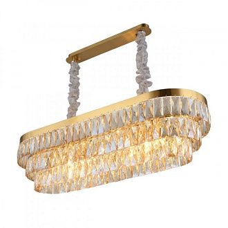 Подвесная люстра 90*32*40-90 см, E14, 40W, Aployt FRANCHESKA APL.837.03.12, бронзовый