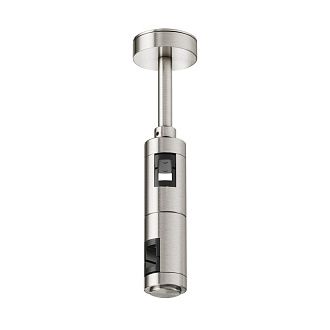 Комплектующие для трековой системы  TRA156C-D1-PT 4,5*2,9*-18,4 см, *Maytoni technical Accessories for tracks Flarity TRA156C-D1-PT, Платина