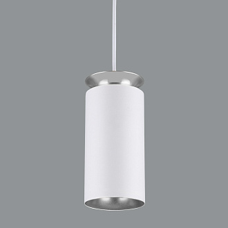 Подвесной светодиодный светильник DLS021 9+4W 4200К белый матовый/серебро Elektrostandard