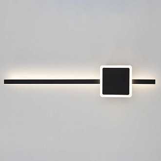 Настенный светодиодный светильник 13*62 см, 17W, 3000-4000-5500K Citilux CL203411 Стиг Черный