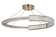Люстра *80* см, LED лента*LED*64W, 3000K, Arti Lampadari Carini Carini L 1.5.80.101 G, Золото