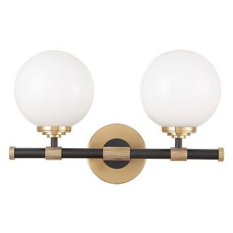 Бра 25 см, Crystal Lux SOPHIA AP2, черный-золото