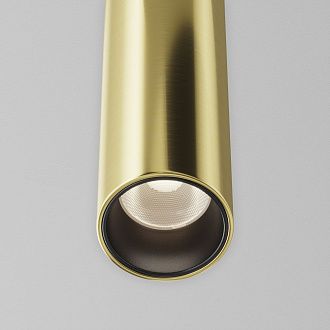 Трековый светильник  TR155-1-5W4K-BS **-30 см, *LED*5W, 4000K, Maytoni technical FLARITY TR155-1-5W4K-BS, Латунь
