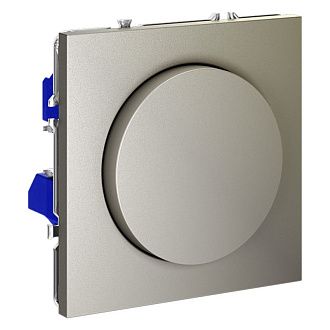 Светорегулятор встраиваемый Voltum S70 поворотно-нажимной 600 Вт, шелк пластик Soft touch VLS070304