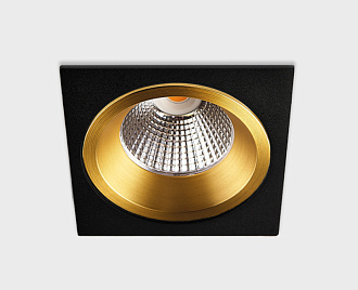 Встраиваемый светильник 7,2*5,4 см, ITALLINE IT08-8035 gold 3000K, вр 6,5 см