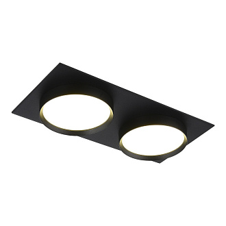 Встраиваемый светильник 20*10,9*4,3 см, 2*GX53, 50W, ST-Luce  ST258.408.02 черный