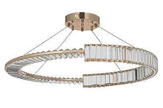 Люстра *80* см, LED лента*LED*64W, 3000K, Arti Lampadari Carini Carini L 1.5.80.101 G, Золото