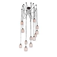 Подвесная люстра Диаметр 150 см ST Luce Forto SL193.303.12 Черный/Латунь