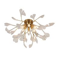 Люстра 65*65*33,5 см, 6*E14 Gerhort G31309/6BRS+WT, Бронза;Белый