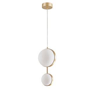 Подвесной светильник 20,5*158 см, LED, 15W, 4000К, Favourite Asterismo 4448-2P латунный