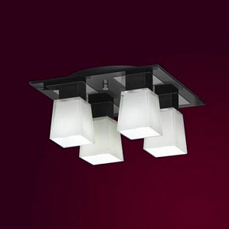 Люстра 38 см Lussole  LENTE GRLSC-2507-04 хром