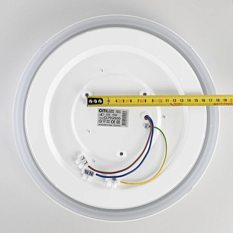 Светильник 30 см, 33W, 3000-5500K Citilux CL751250G BOSS Белый LED с пультом