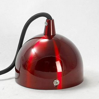 Подвесной светильник Lussole Loft GRLSP-9656, диаметр 24 см, красный
