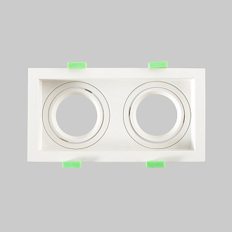 Встраиваемый светильник 18 см, Crystal Lux CLT 068C2 WH, белый, вр 16*8 см