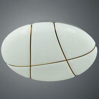 Светильник 48 см, 72W, 2700-7000K Arte Lamp Biscotti A2677PL-72GO, белый-золото