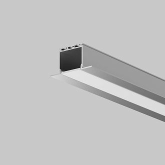 Встраиваемый с накладным фланцем профиль Maytoni Led Strip  Серебро 642001, Белый