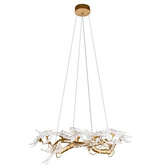 Подвесная люстра 80 см, 48W, 3000K, Loft IT Voa 10378/800, бронза