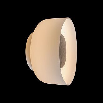 Настенный светильник 17 см, 6W, 3000K, LOFT IT Totem 10466W Milky white wood, дерево