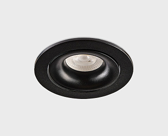 Встраиваемый светильник Italline DE 200 black, черный, вр 9,8 см