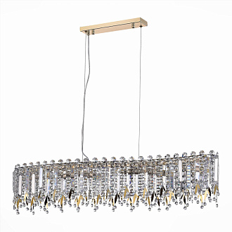 Люстра подвесная 98*11 см, 360W, ST LUCE DESIO SL1655.213.06 Золотистый