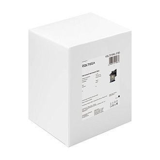 Уличное бра 19,5*15*-24,5 см, 1*E27*40W Voltega  VGL7219WL-01B3, Черный