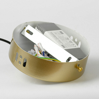 Подвесной светильник 18*12*40/170 см, 1*LED*8W 4000K Lussole Alachua LSP-7182 матовое золото