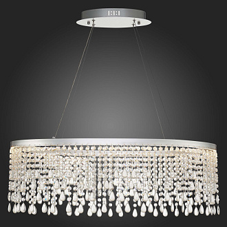 Люстра подвесная 80*35 см, 37W 3000K/4000K/6000K ST LUCE VEGA SL6201.103.37 Серебристый