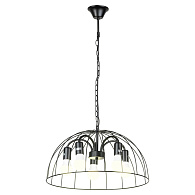 Подвесная люстра 50 см Lussole LGO LSP-8216 черный