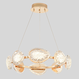 Светильник 55 см, 64W, 3000-6000K, Crystal Lux FELICIDAD SP64W LED, золото